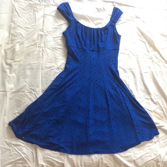 London Times Dresses & Skirts - London Times Royal Blue A-Line Swing Dress